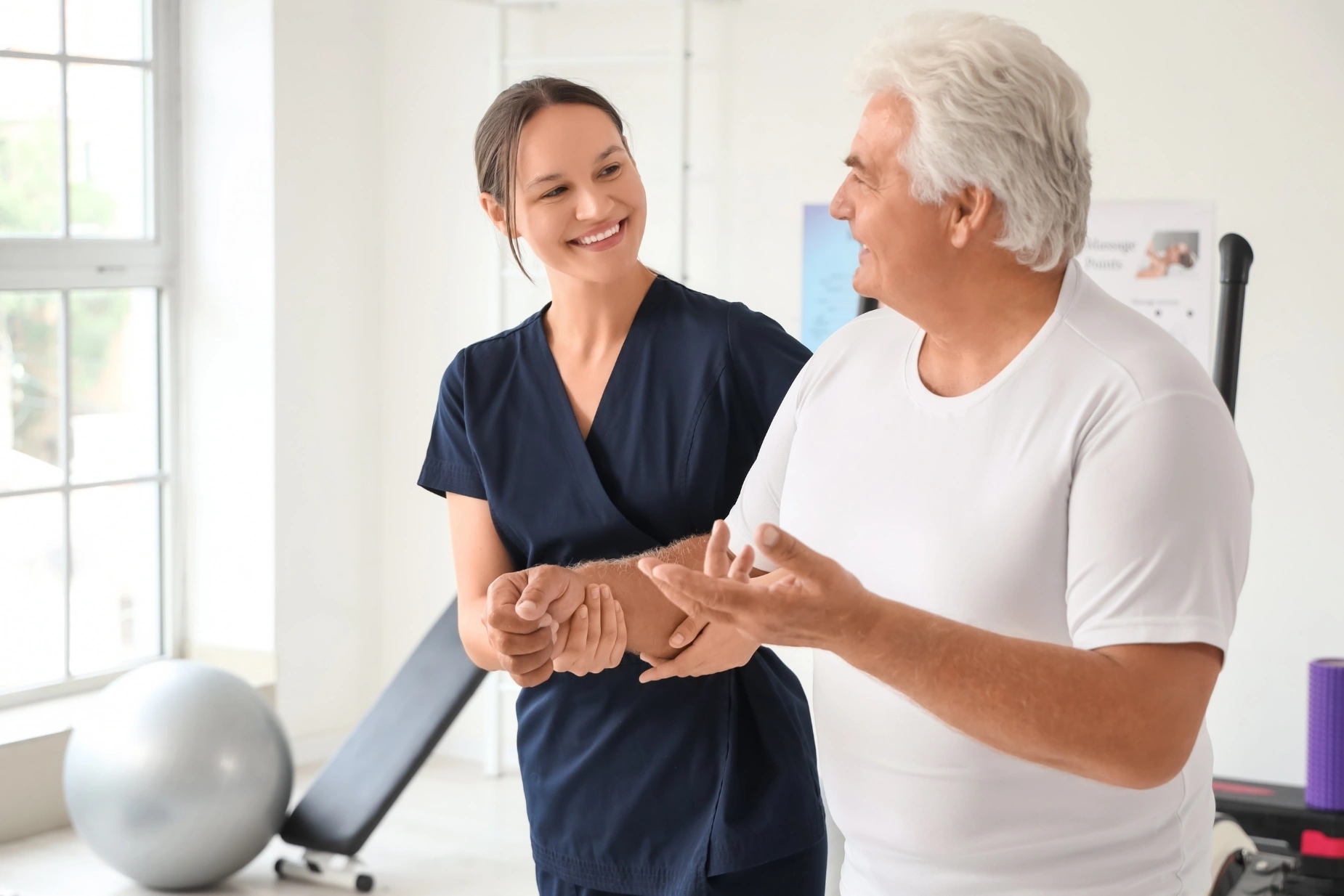 AllOne nurse treating a patient at home